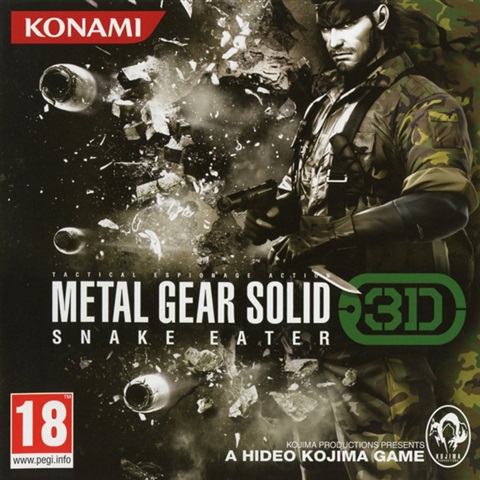 Metal Gear Solid 3D store for Nintendo 3DS